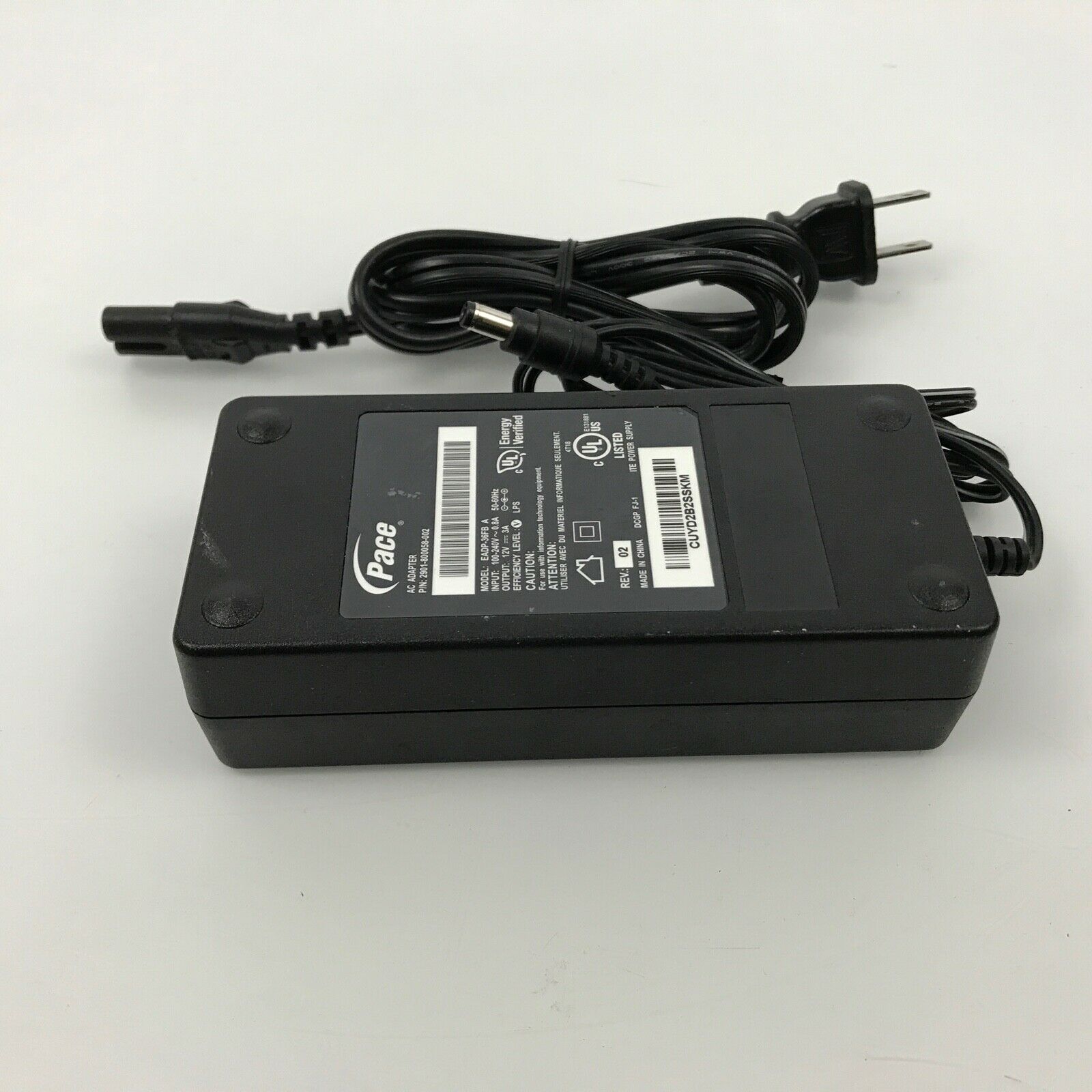 NEW Pace 2901-800058-002 EADP-36FB AC Adapter 12V 3A POWER SUPPLY